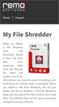 Mobile Screenshot of myfileshredder.com